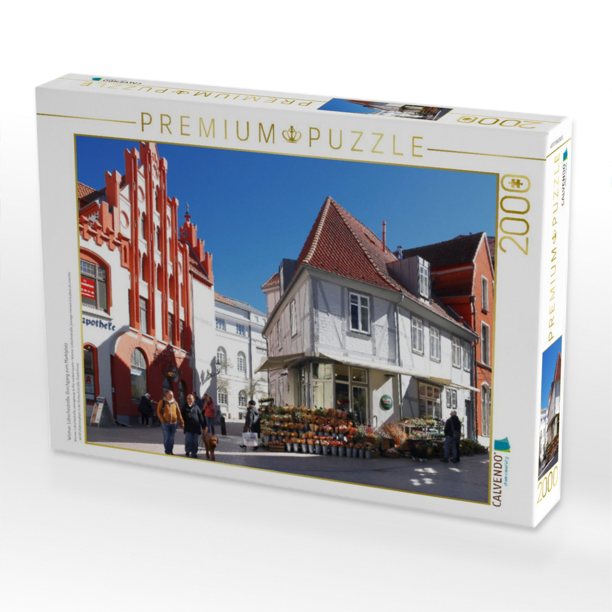 Wismar, Lübschestraße, Durchgang zum Marktplatz
