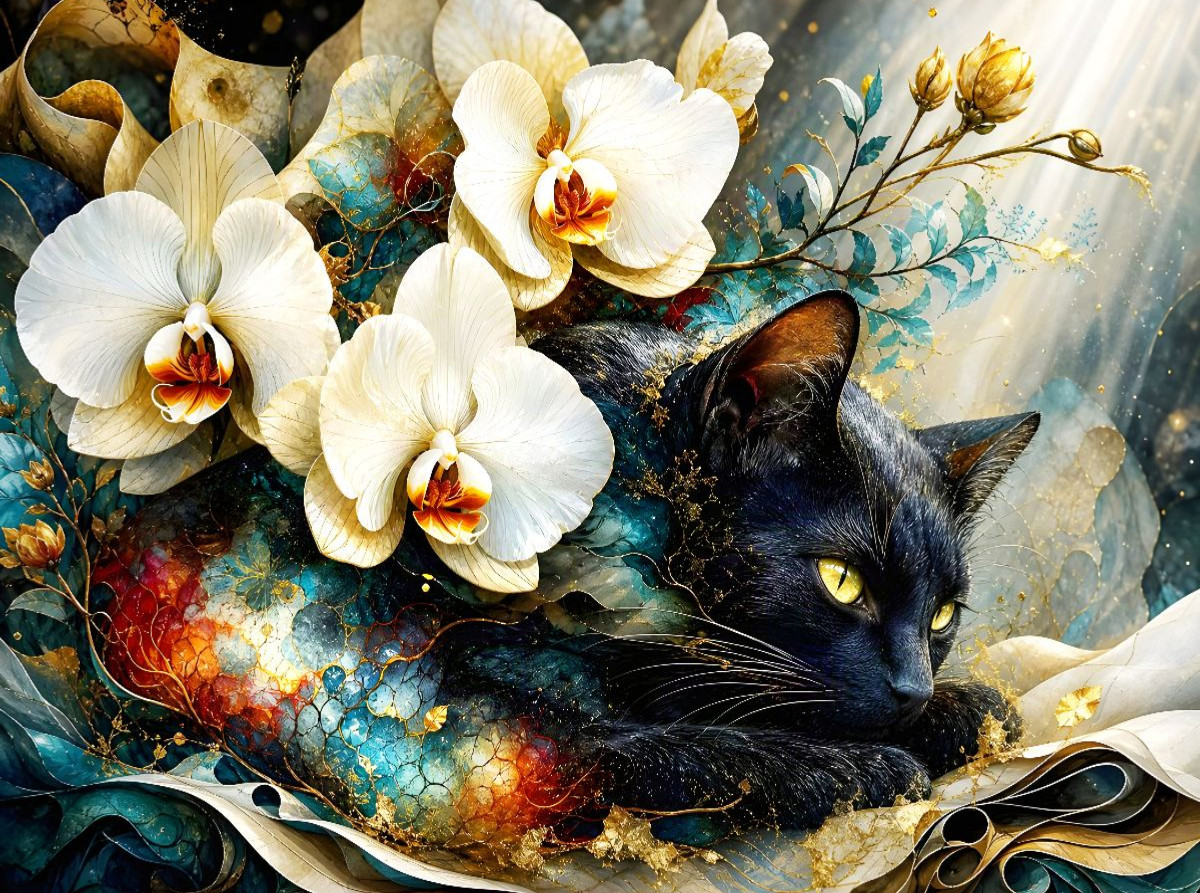 Katzenvision voller Eleganz