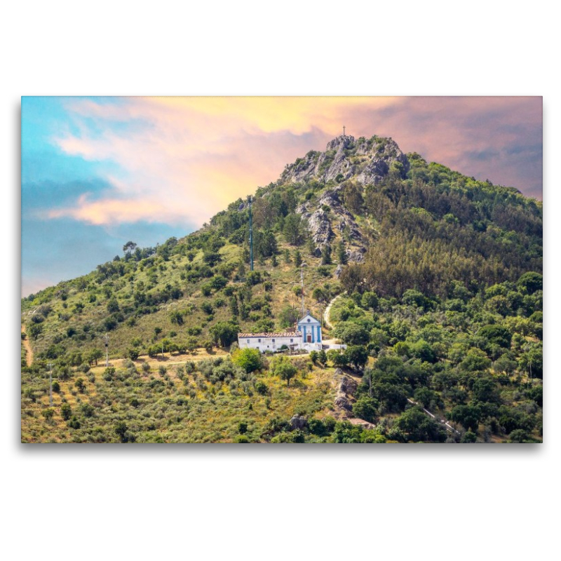 Die Wallfahrtskapelle der Penha hoch über dem Alentejo