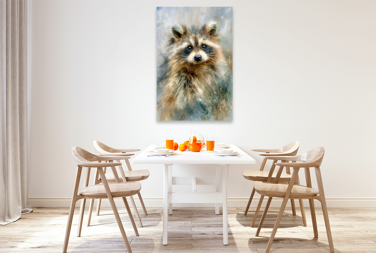 Waschbär, ein Blick wie ein warmer Nachmittag