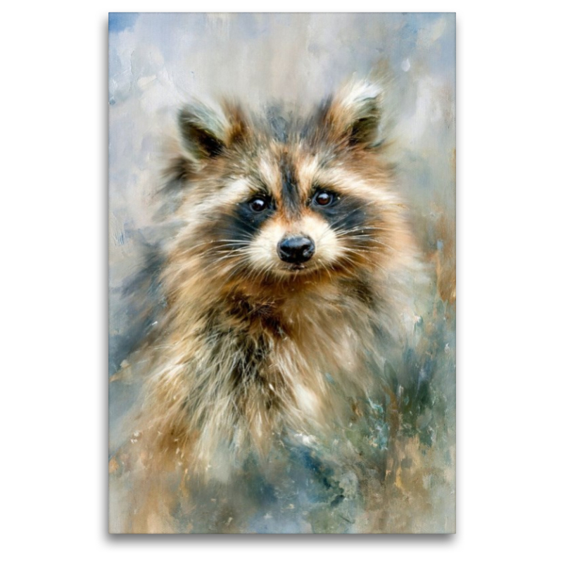 Waschbär, ein Blick wie ein warmer Nachmittag