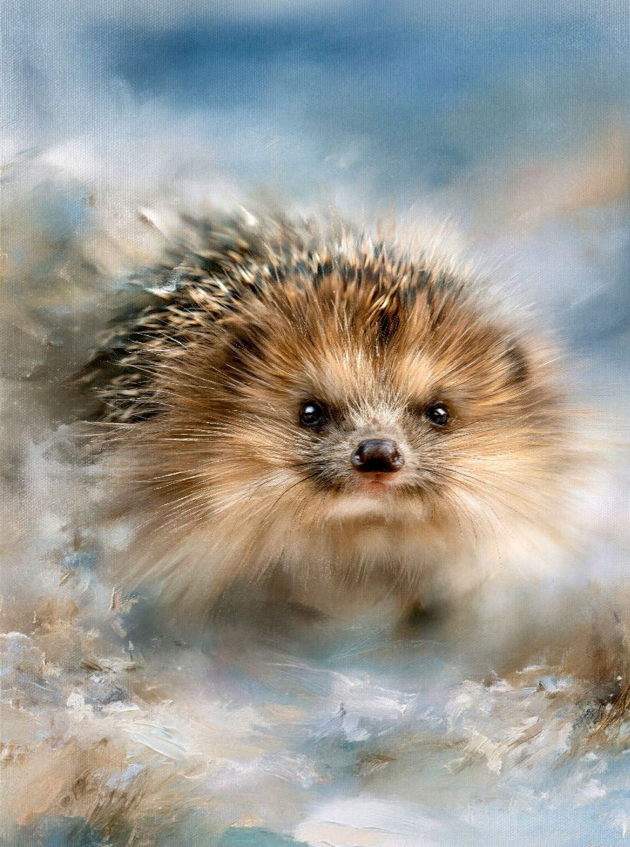 Igel, winzige Nase, große Persönlichkeit