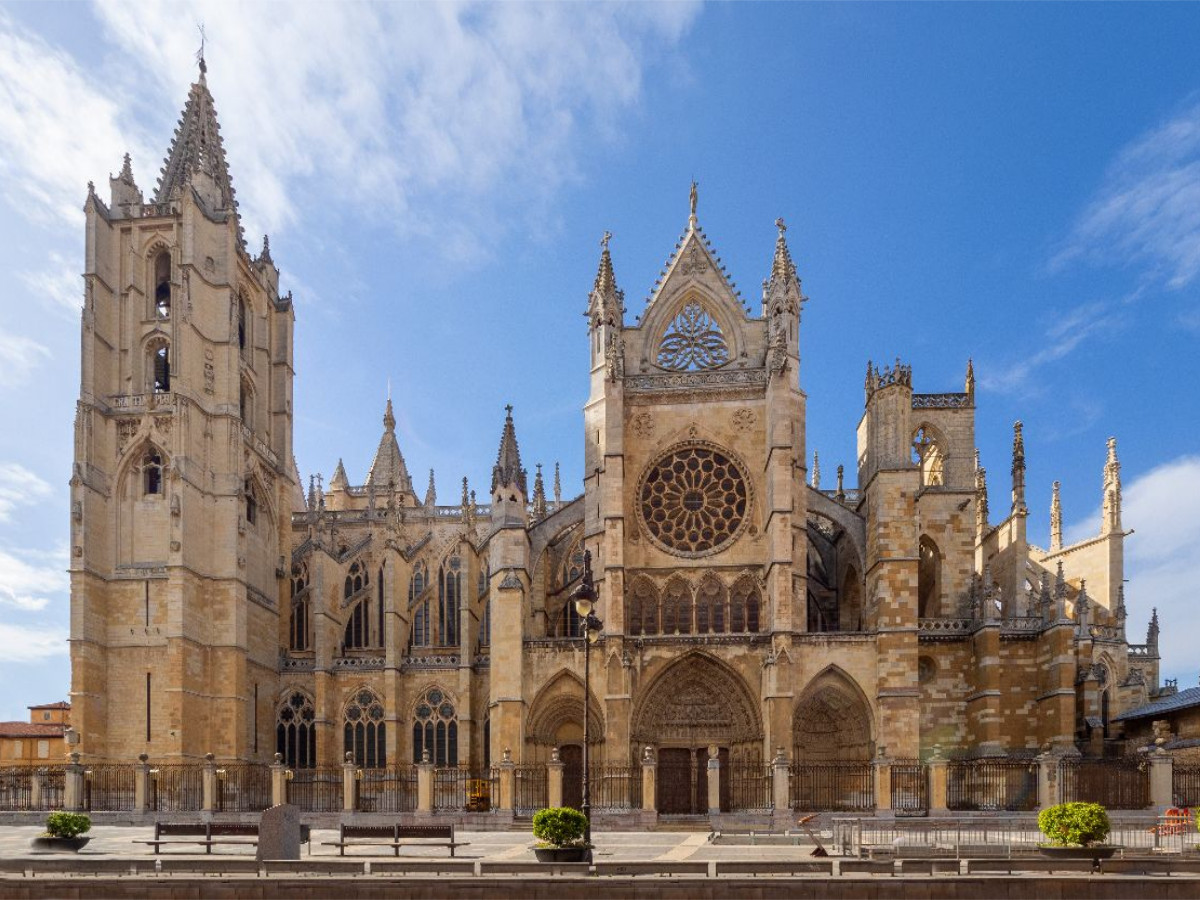 Die Kathedrale von León aus dem 13. Jahrhundert