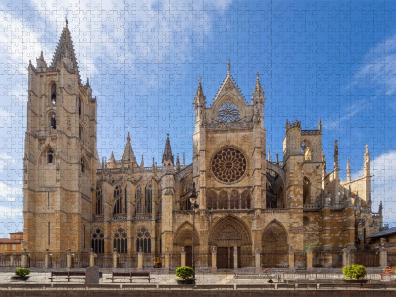 Die Kathedrale von León aus dem 13. Jahrhundert