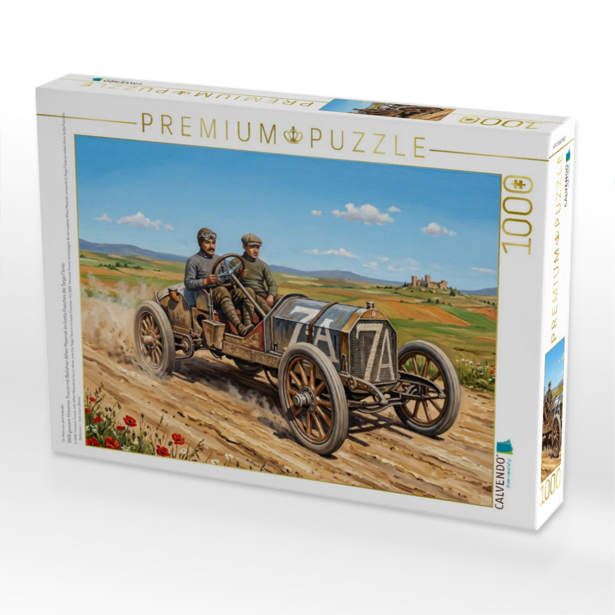 1908 gewann Vincenzo Trucco mit Beifahrer Alfieri Maserati im Isotta Fraschini die Targa Florio.