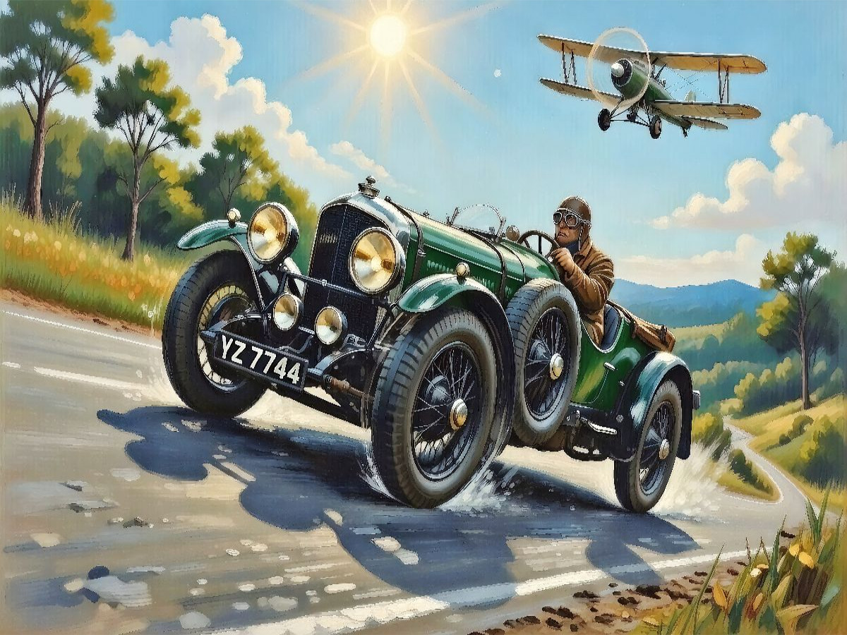 Bentley gehört zu den britischen Autoherstellern, die bis heute Fans bei Oldtimer-Veranstaltungen begeistern.