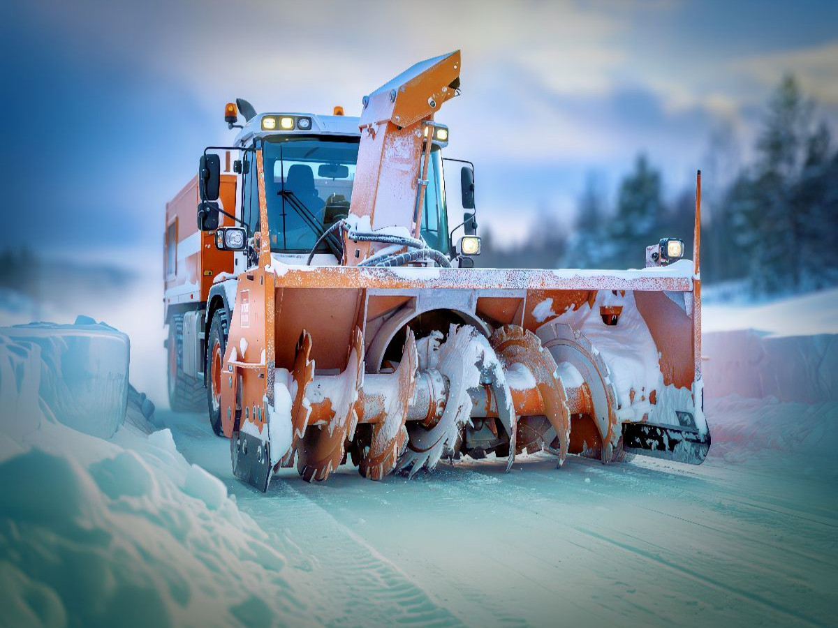 Schnee ist nur Rohmaterial, für pure Kraft.