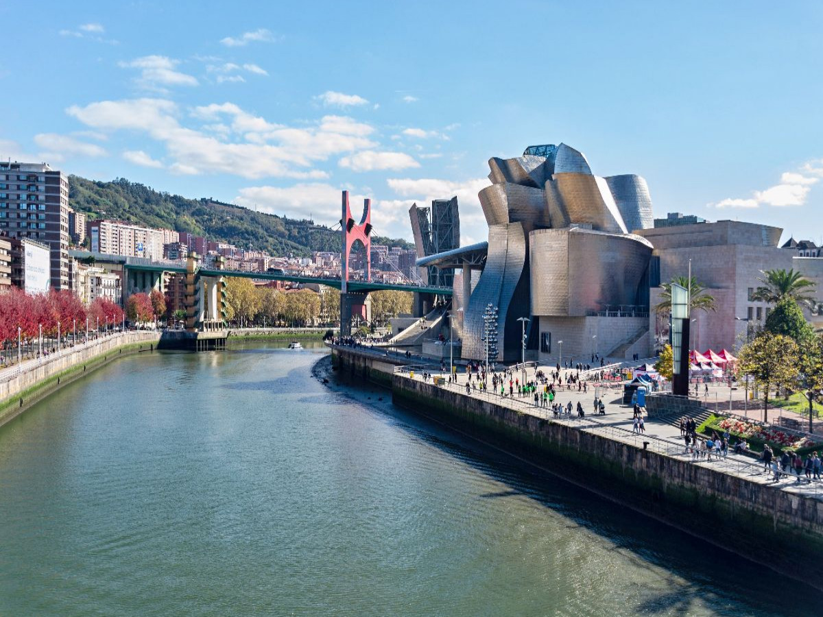 Panorama mit Guggenheimim Mus