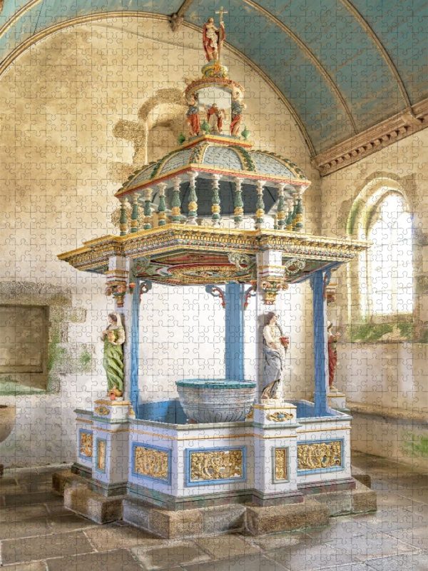 Taufhaus der Église Saint-Derrien in Commana