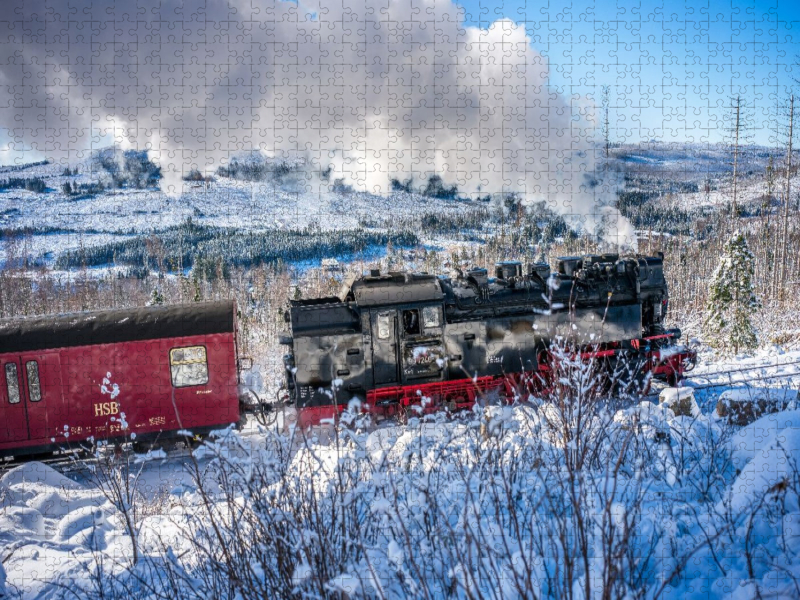 Die Brockenbahn bei Schierke im Oberharz