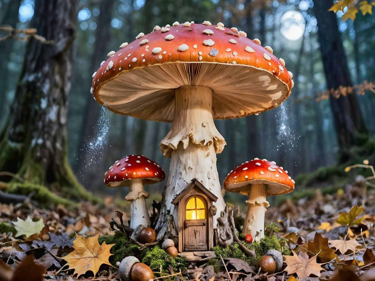 Das geheime Haus im Pilz