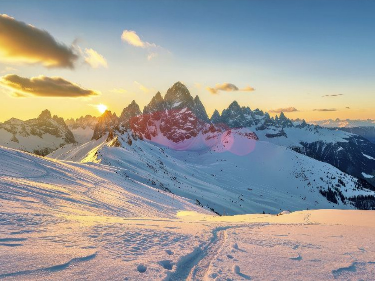Wo die Alpen den Horizont berühren.