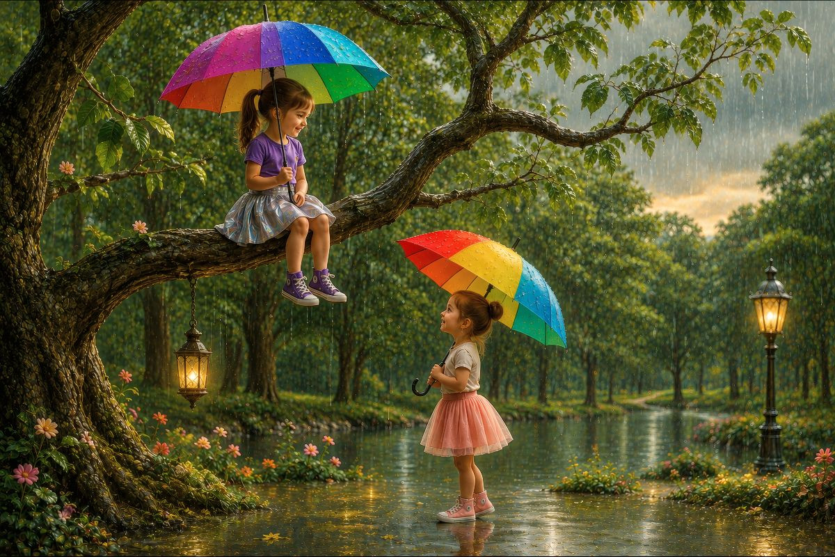 Unter dem Regenbogen