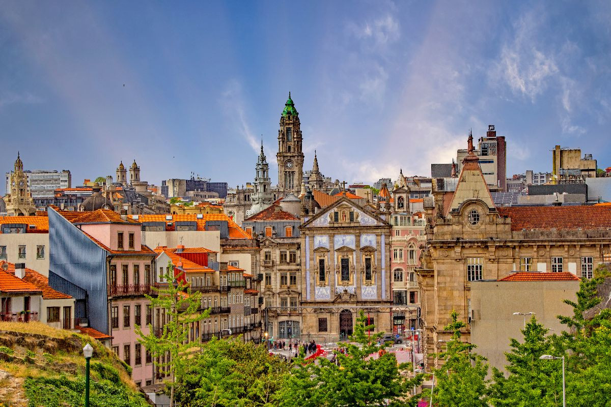 Die historische Altstadt in Porto