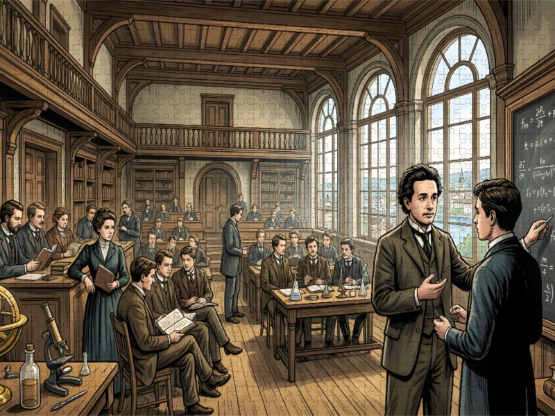 1896 Einstein findet seinen Weg zur Physik