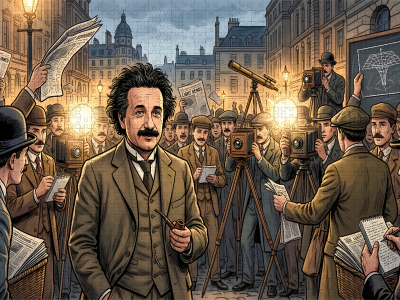 1919 Die Welt entdeckt Albert Einstein