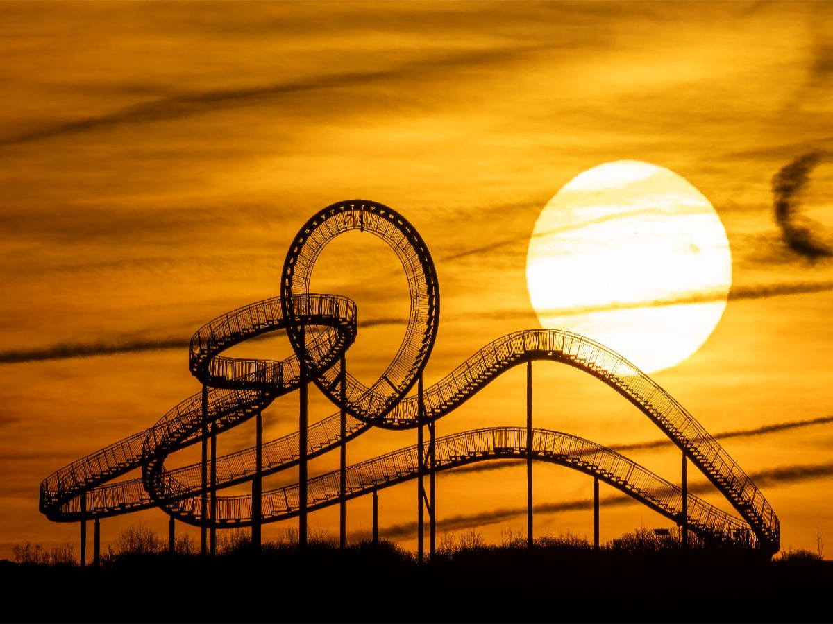 Sonnenaufgang über Tiger and Turtle