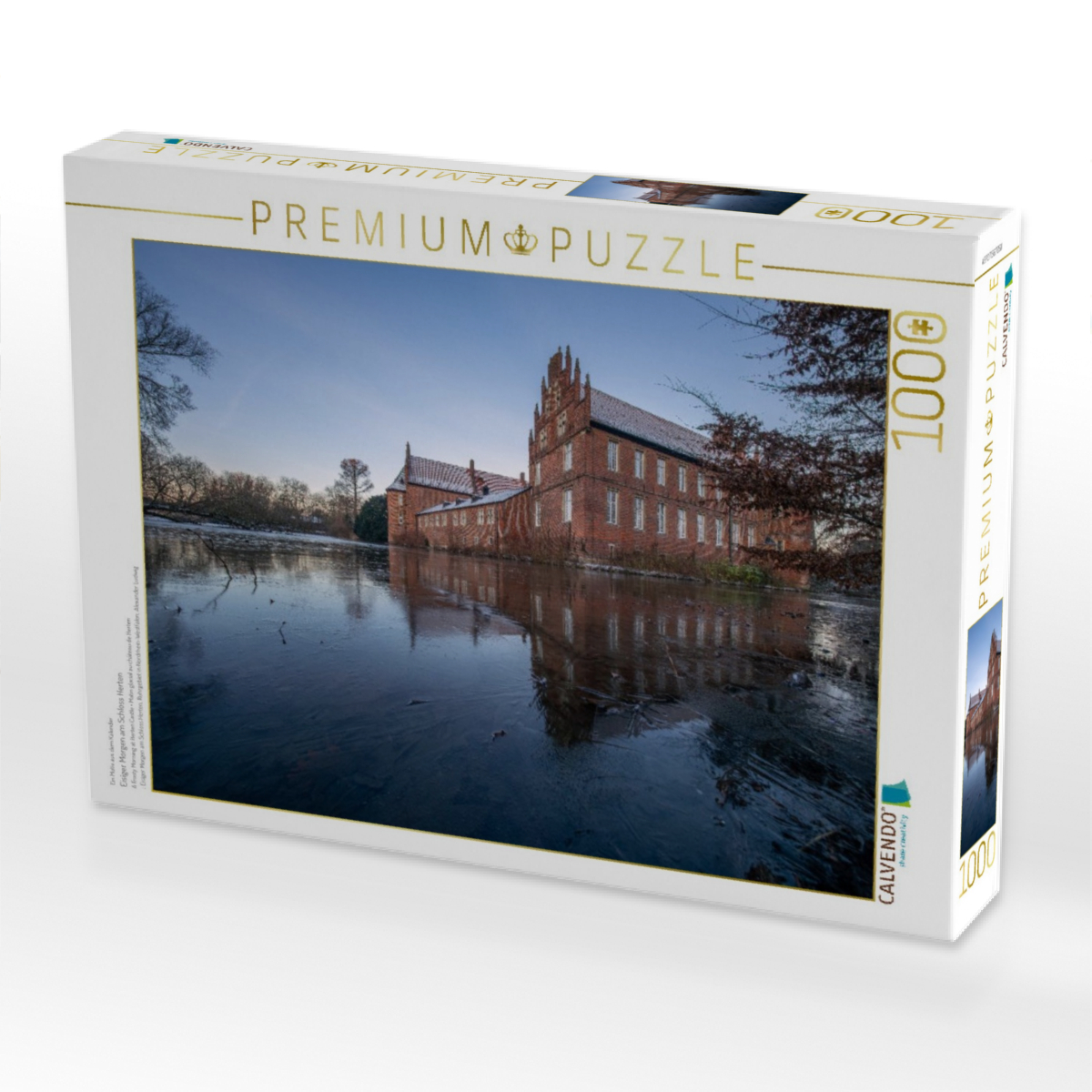 Eisiger Morgen am Schloss Herten