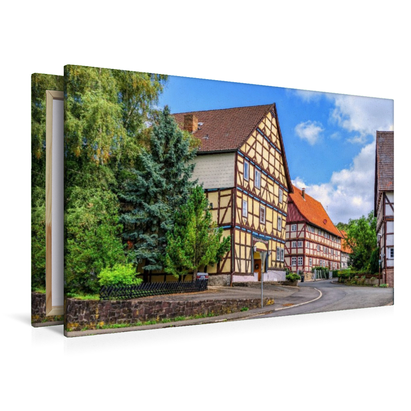 Fachwerkshäuser in Gottsbüren, Reinhardswald, Hessen, Deutschland