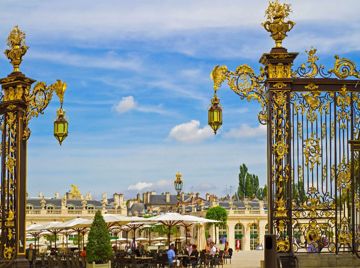 Goldene Gitter an der Place Stanislas, Nancy