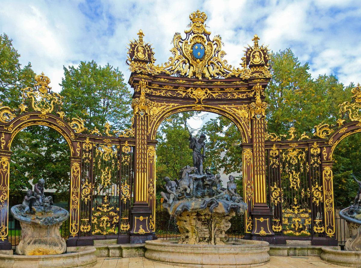 Neptunbrunnen auf der Place Stanislas, Nancy