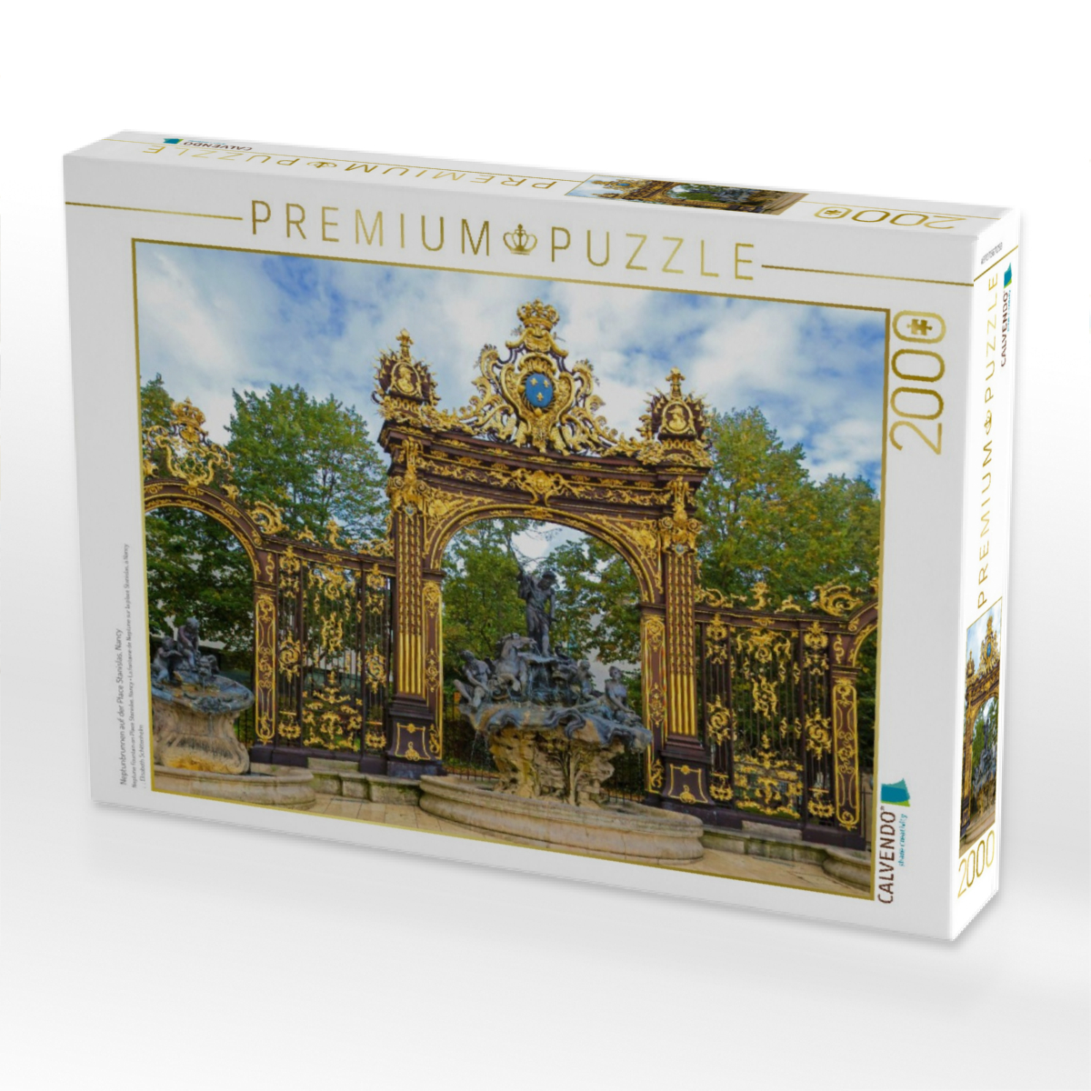 Neptunbrunnen auf der Place Stanislas, Nancy