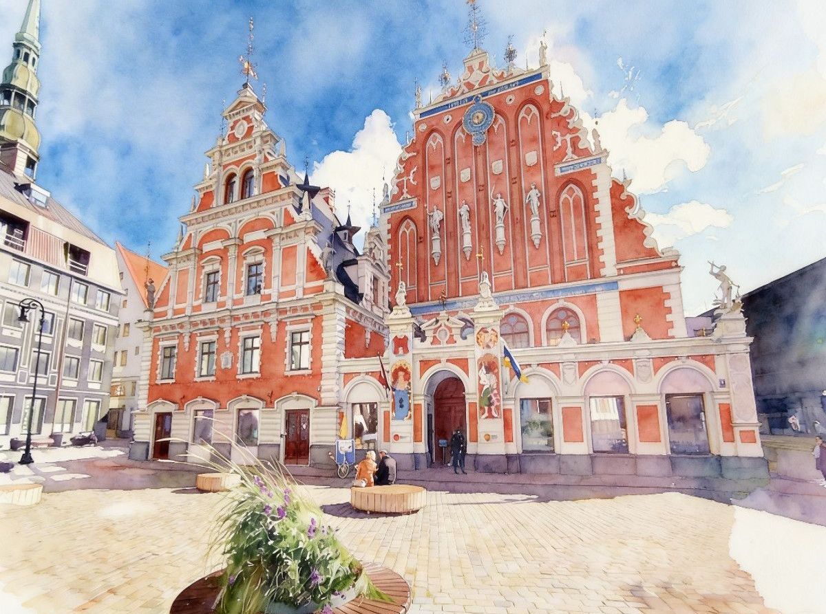 Schwarzhäupterhaus in Riga