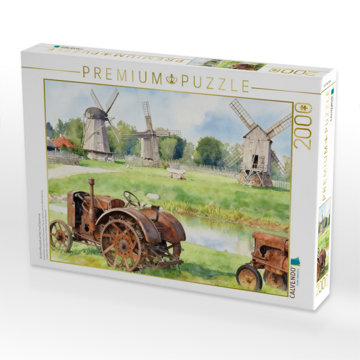 Windmühlenpark auf der Insel Saaremaa