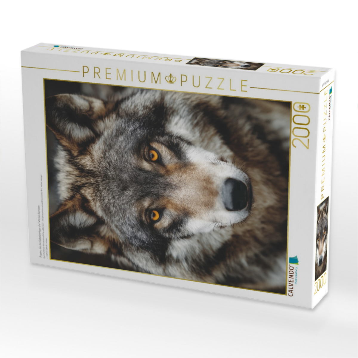 Augen, die die Geheimnisse der Wildnis kennen
