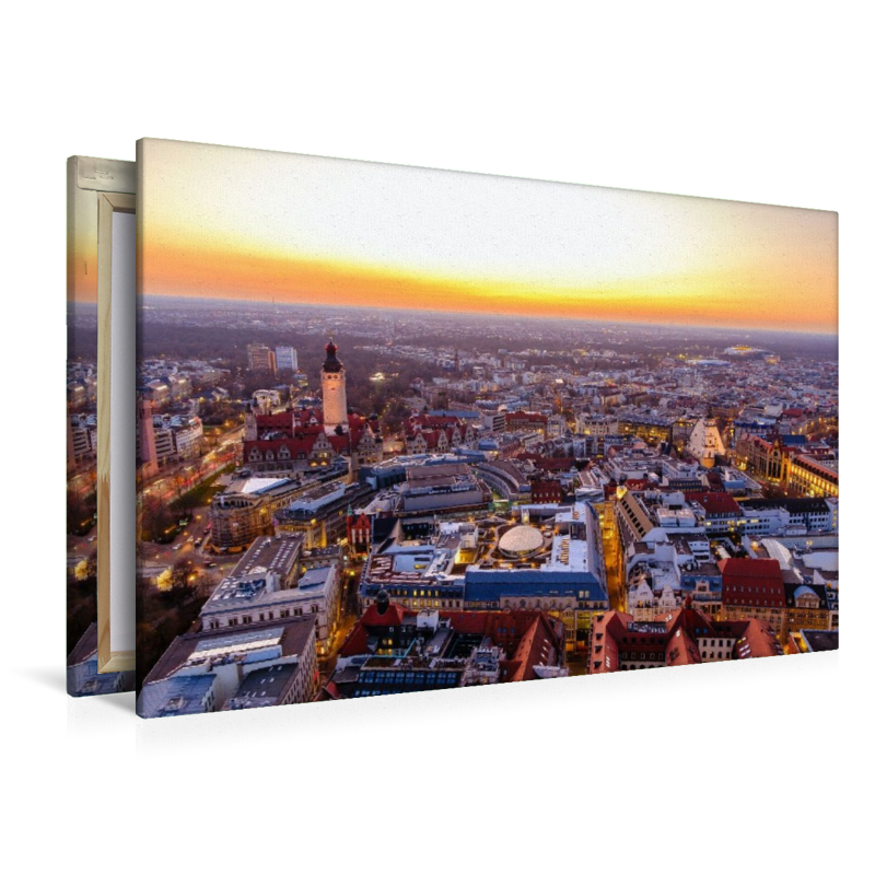 Sonnenuntergang über Leipzig
