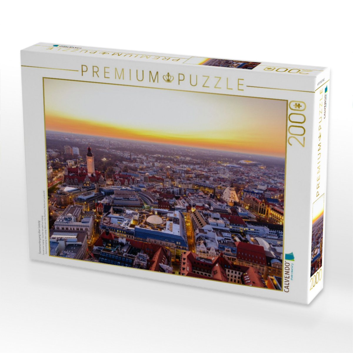 Sonnenuntergang über Leipzig