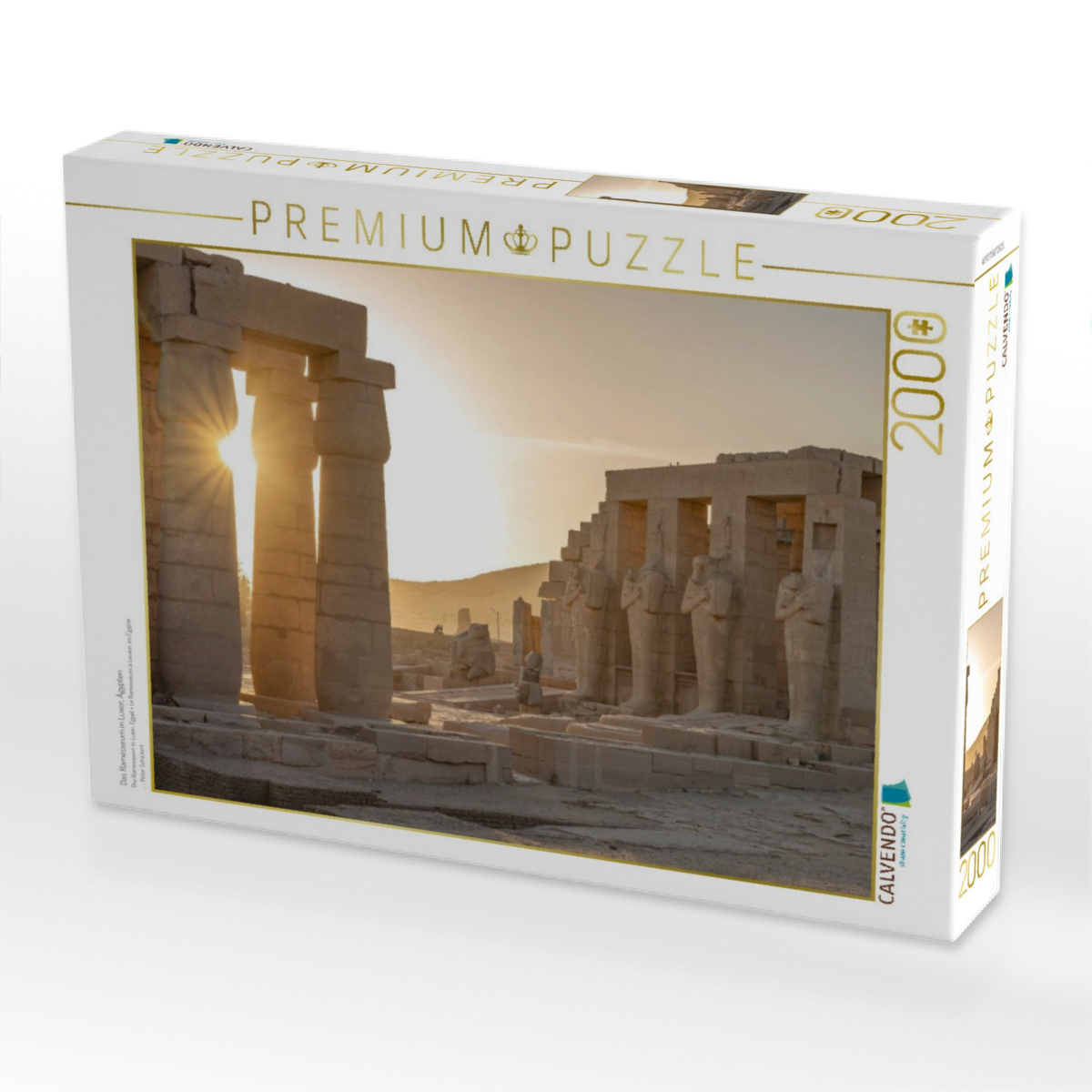 Das Ramesseum in Luxor, Ägypten