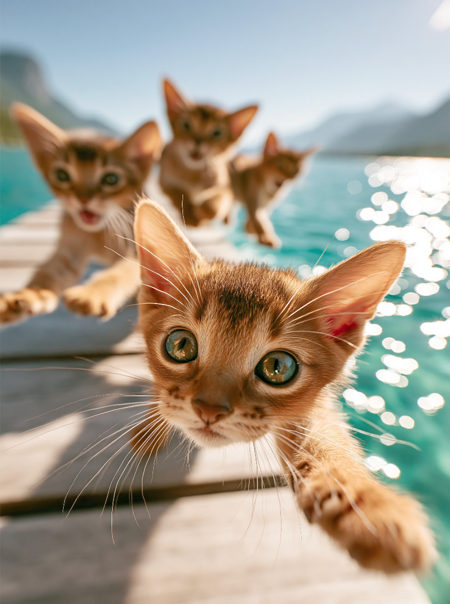 Sommer, Sonne, Katzenabenteuer