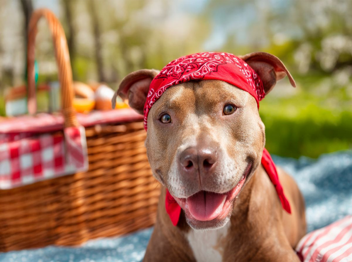 Pitbull - Bereit fürs Picknick