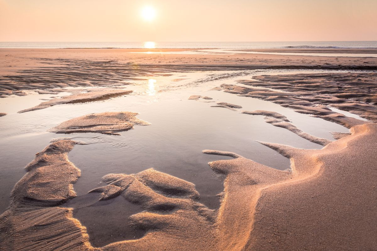 Wattlandschaft am Roten Kliff bei Kampen auf Sylt