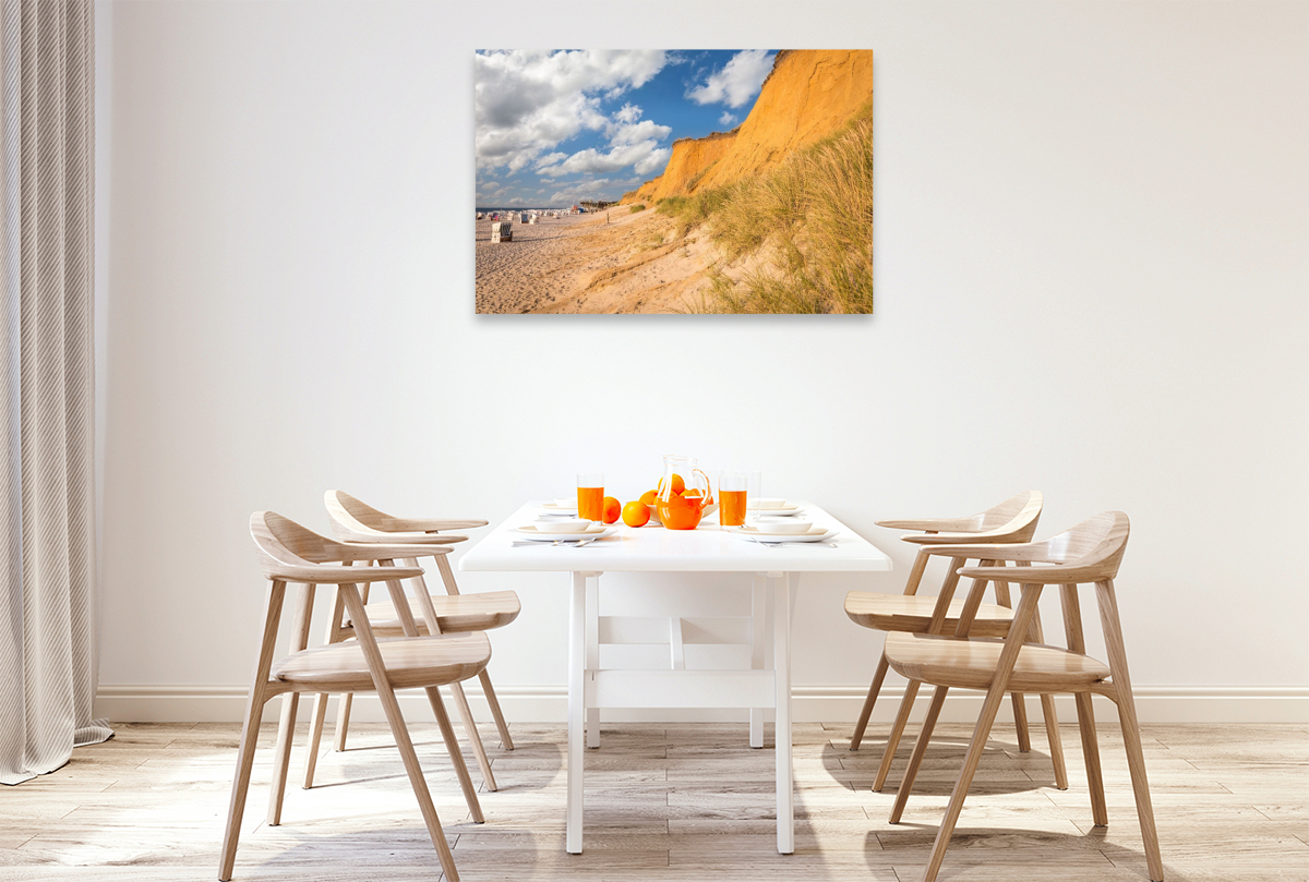 Strand am Roten Kliff in Kampen auf Sylt