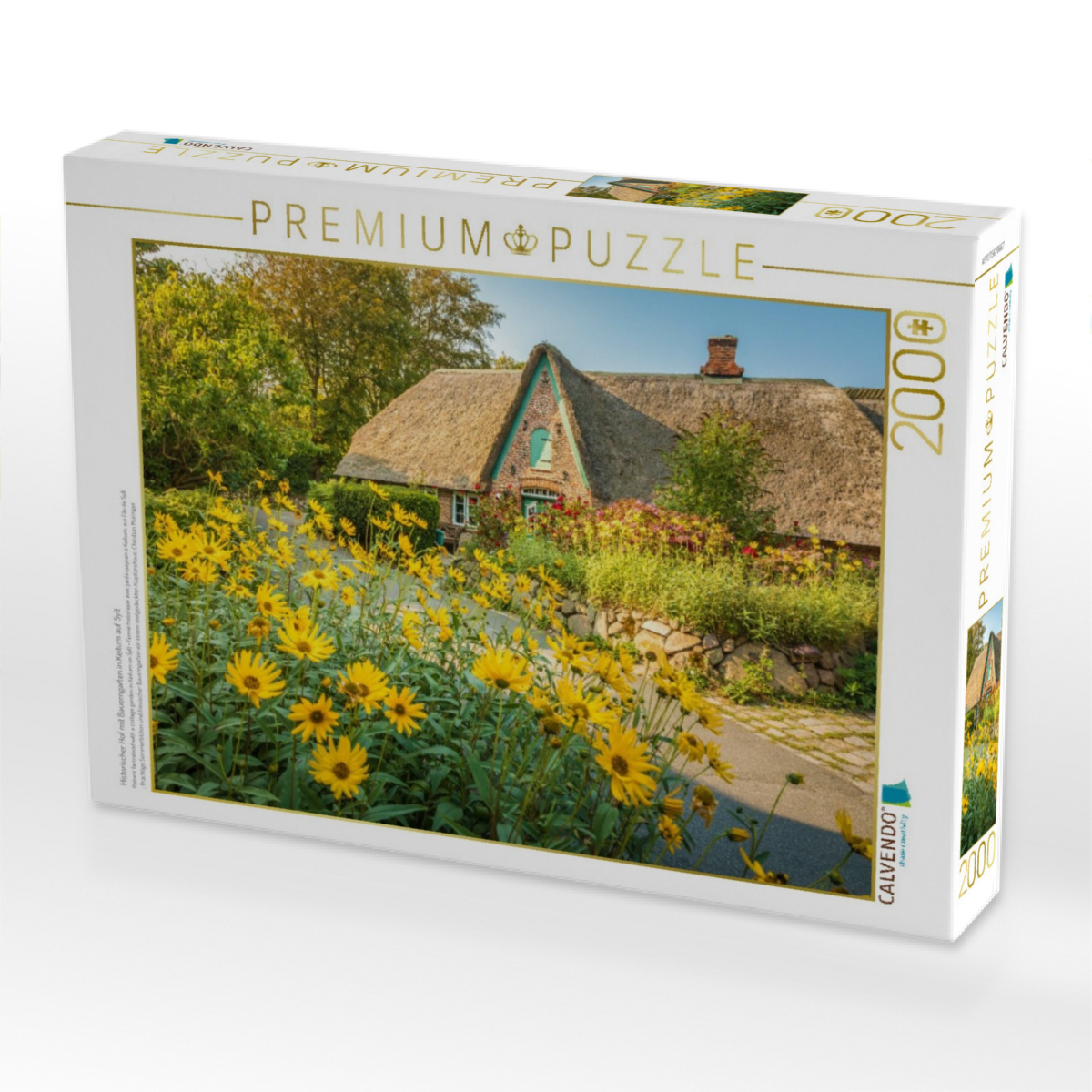 Historischer Hof mit Bauerngarten in Keitum auf Sylt