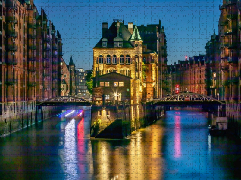 Hamburg - Das Wasserschlösschen in der Speicherstadt