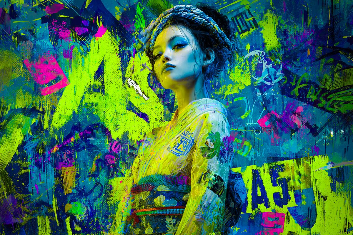 Ein Motiv aus dem Kalender Graffiti Dreams - Cyberpunk Streetart