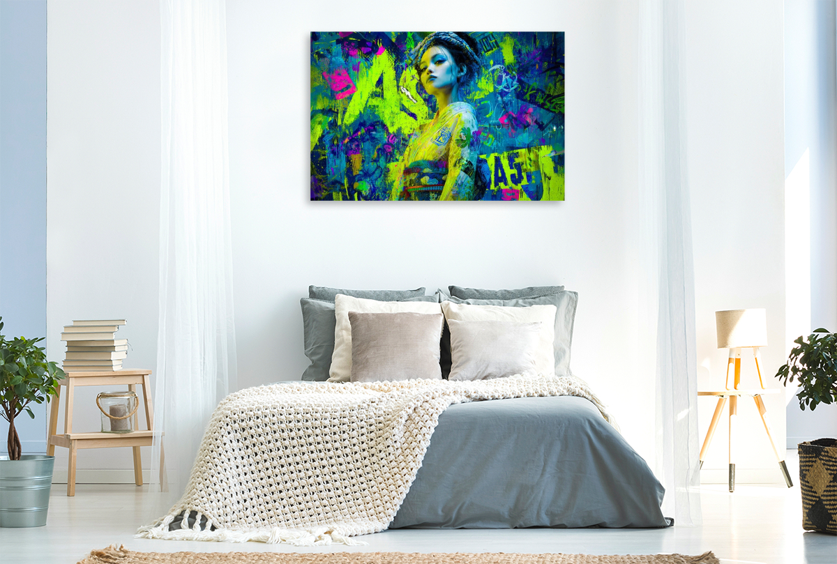 Ein Motiv aus dem Kalender Graffiti Dreams - Cyberpunk Streetart