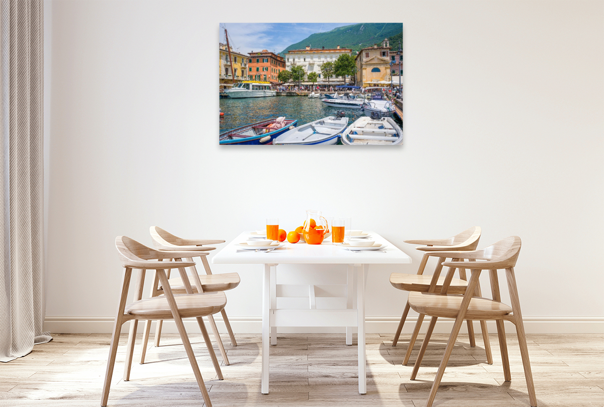 Gardasee - Hafen von Malcesine