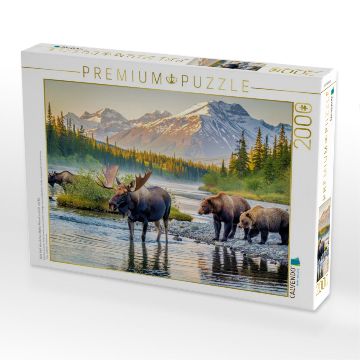 Wild. Weit. Wunderbar. Alaska: Heimat von Elch und Bär.