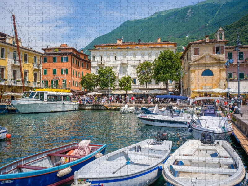 Gardasee - Hafen von Malcesine