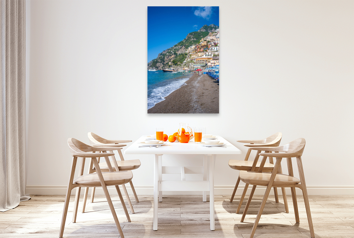 Amalfiküste - Am Strand von Positano
