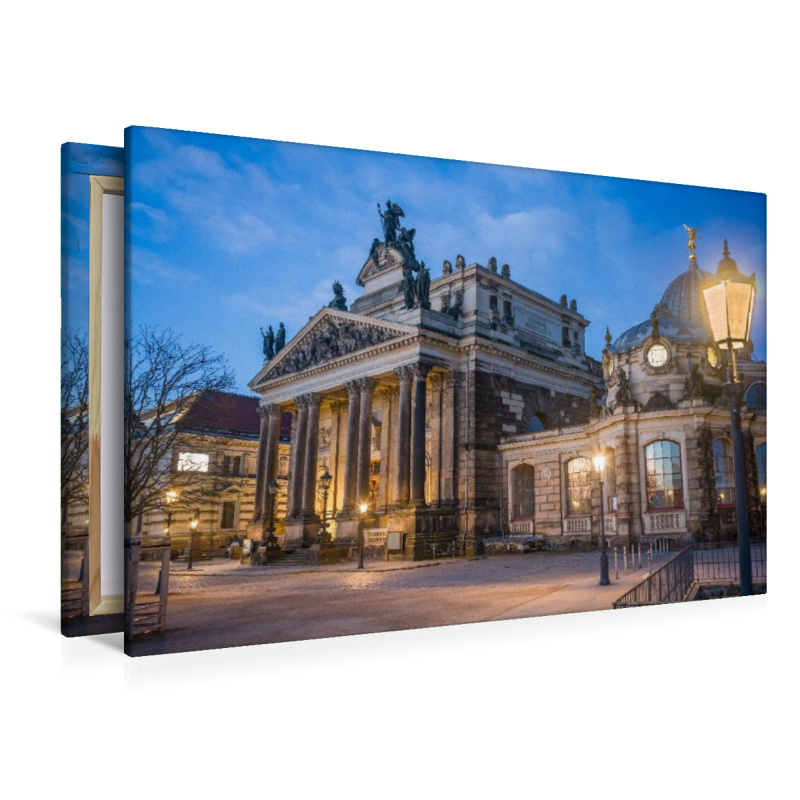 Dresden - Kunstakademie zur Blauen Stunde