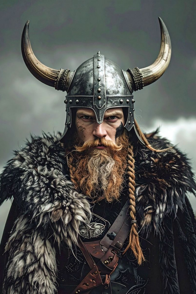Ein stolzer Wikingerkönig