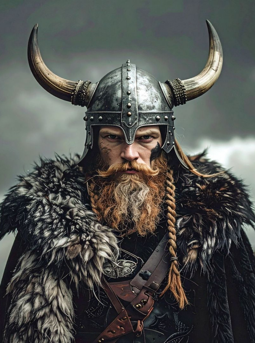 Ein stolzer Wikingerkönig