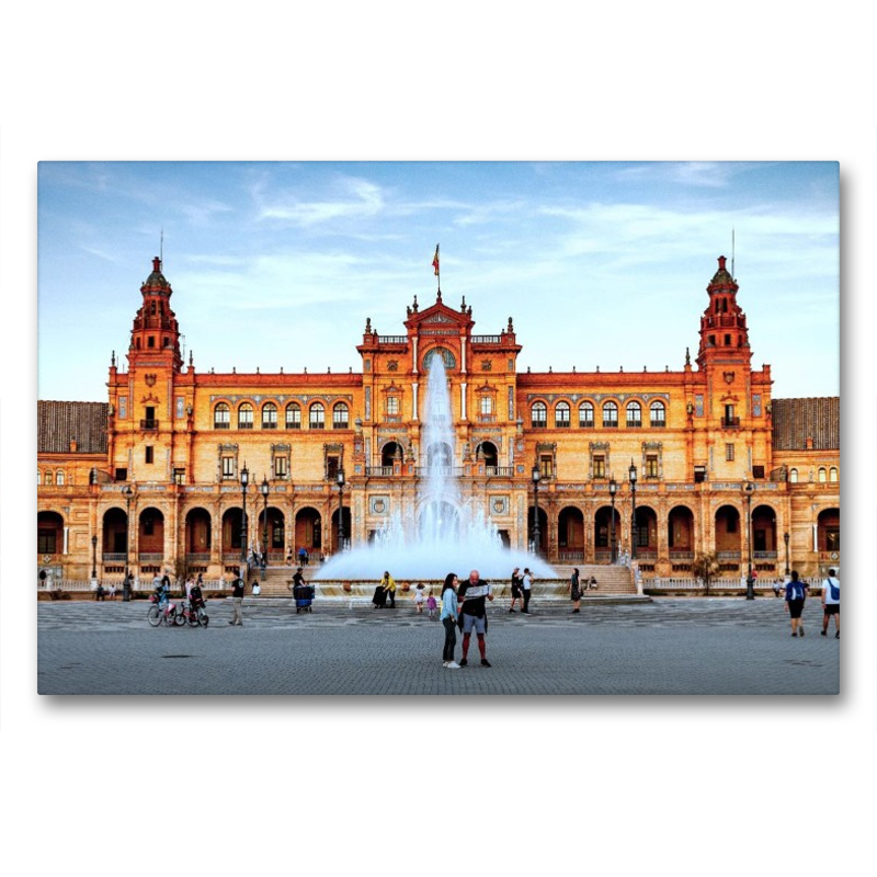 Plaza de Espana am Abend