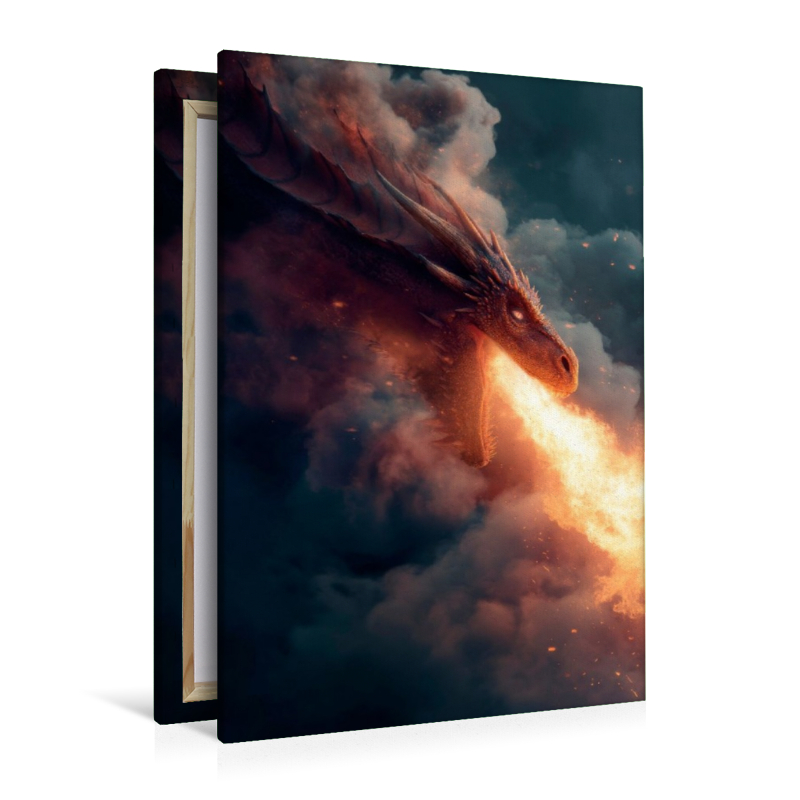 Drachen - Feuer über den Wolken