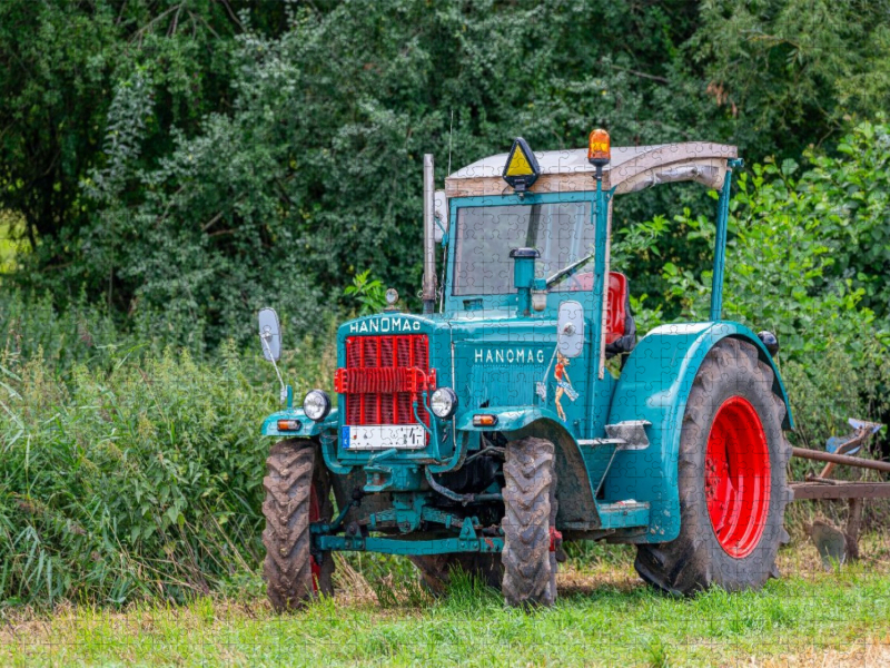 Hanomag am Feldrand